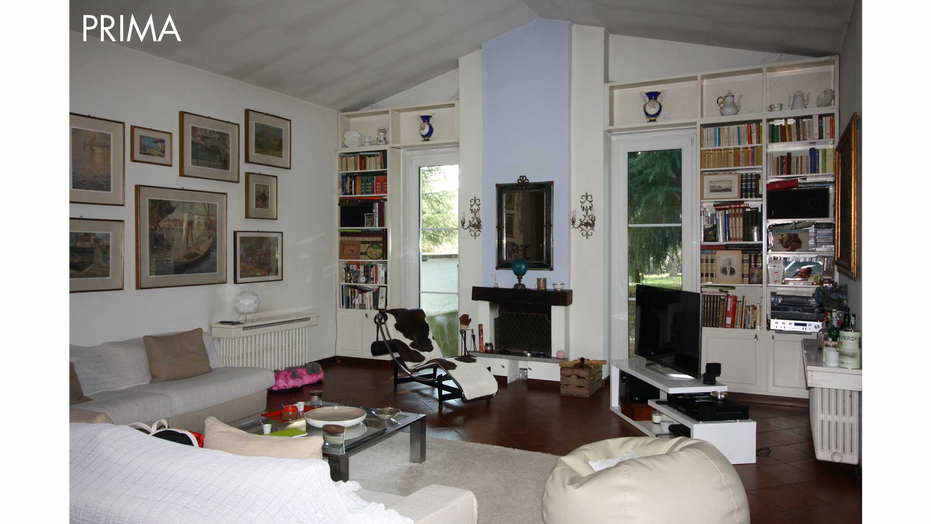 I prima e i dopo: casa abitata. 02. Villa Parisien Style a Carimate (CO).